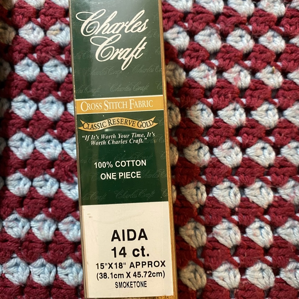 Charles craft Aida cloth 14 count one dove grey and one smoker one. - Picture 4 of 4